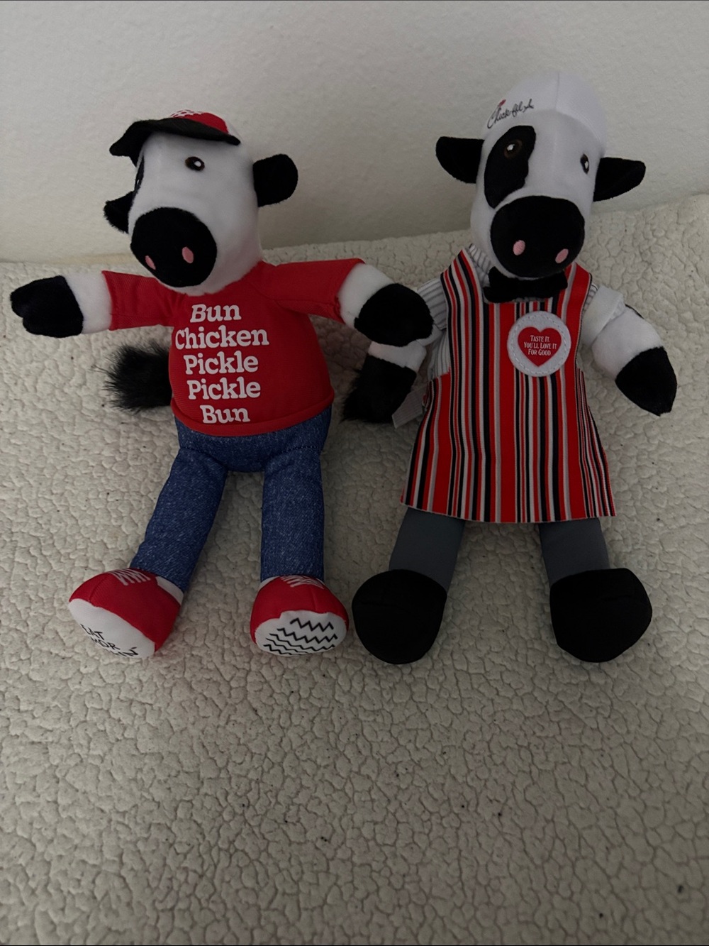 Chick-Fil-A Cow Plushes, Set of 2; BNWOT